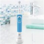 Oral-B | D100 Vitality 100 Sensitive | Electric Toothbrush | Rechargeable | For adults | ml | Number of heads | Blue/White | Num - 4